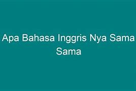 Apa Bahasa Indonesia Nya Junior High School