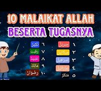 Lagu 10 Malaikat Allah Beserta Tugasnya